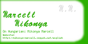 marcell mikonya business card